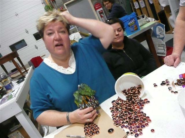 stained glass mosaic