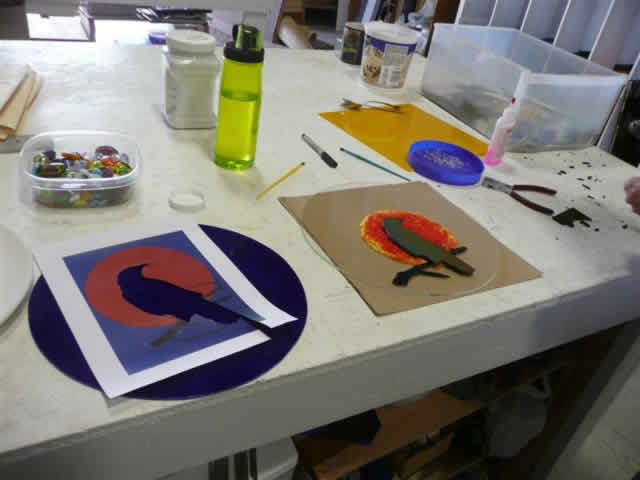 stained glass mosaic