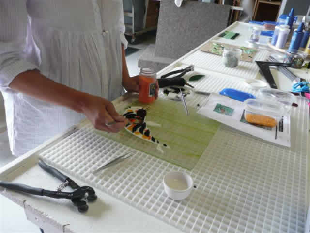 stained glass mosaic