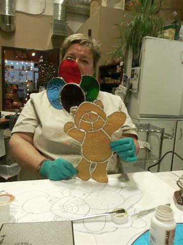 stained glass mosaic