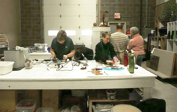 stained glass mosaic